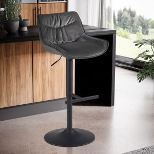 Elegant barstol i fløjl - perfekt til hjemmebaren eller køkkenøen