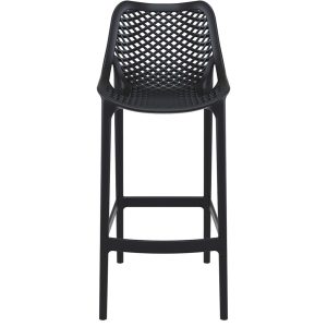 Air Barstol polypropylen med sædehøjde 75cm - Sort