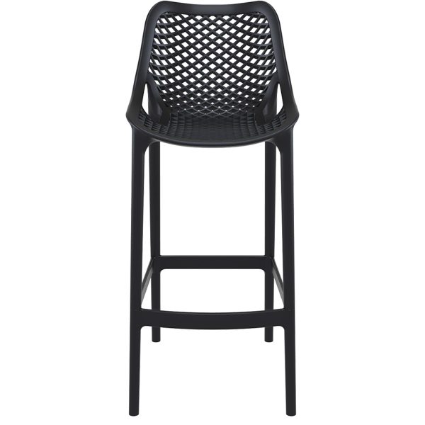 Air Barstol polypropylen med sædehøjde 75cm - Sort