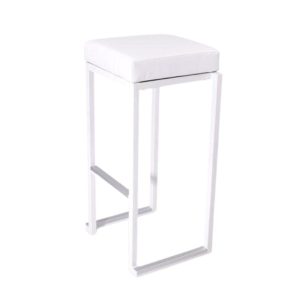 Square Barstol - Hvid-hvid