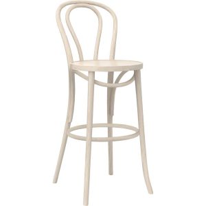 WINNIE barstol med sædehøjde 75cm - Hvid vaske